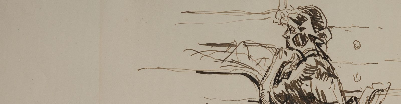 Closeup of Girl Seated at a Desk by Walter Sickert