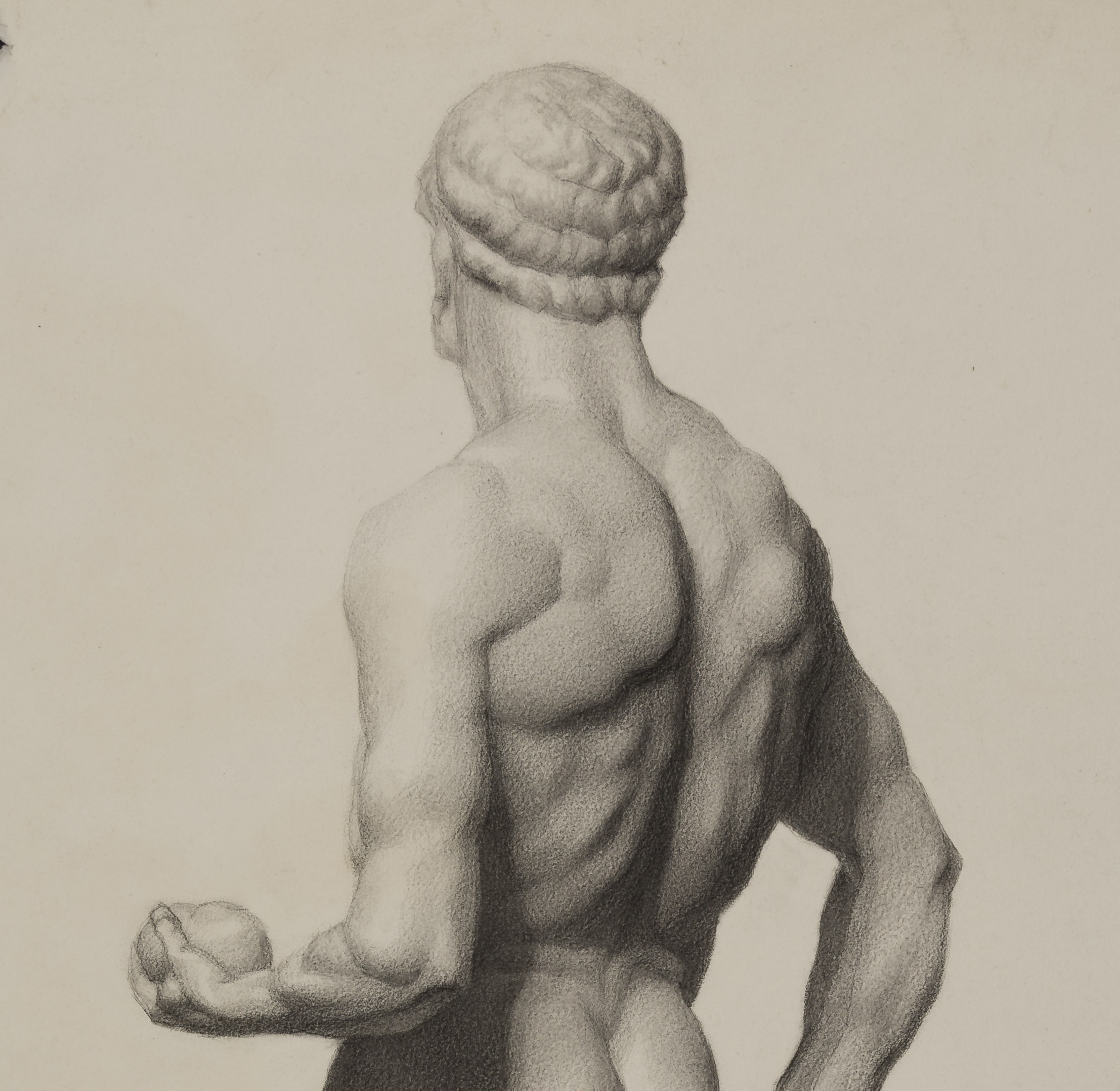 Study of Heracles, viewed from behind