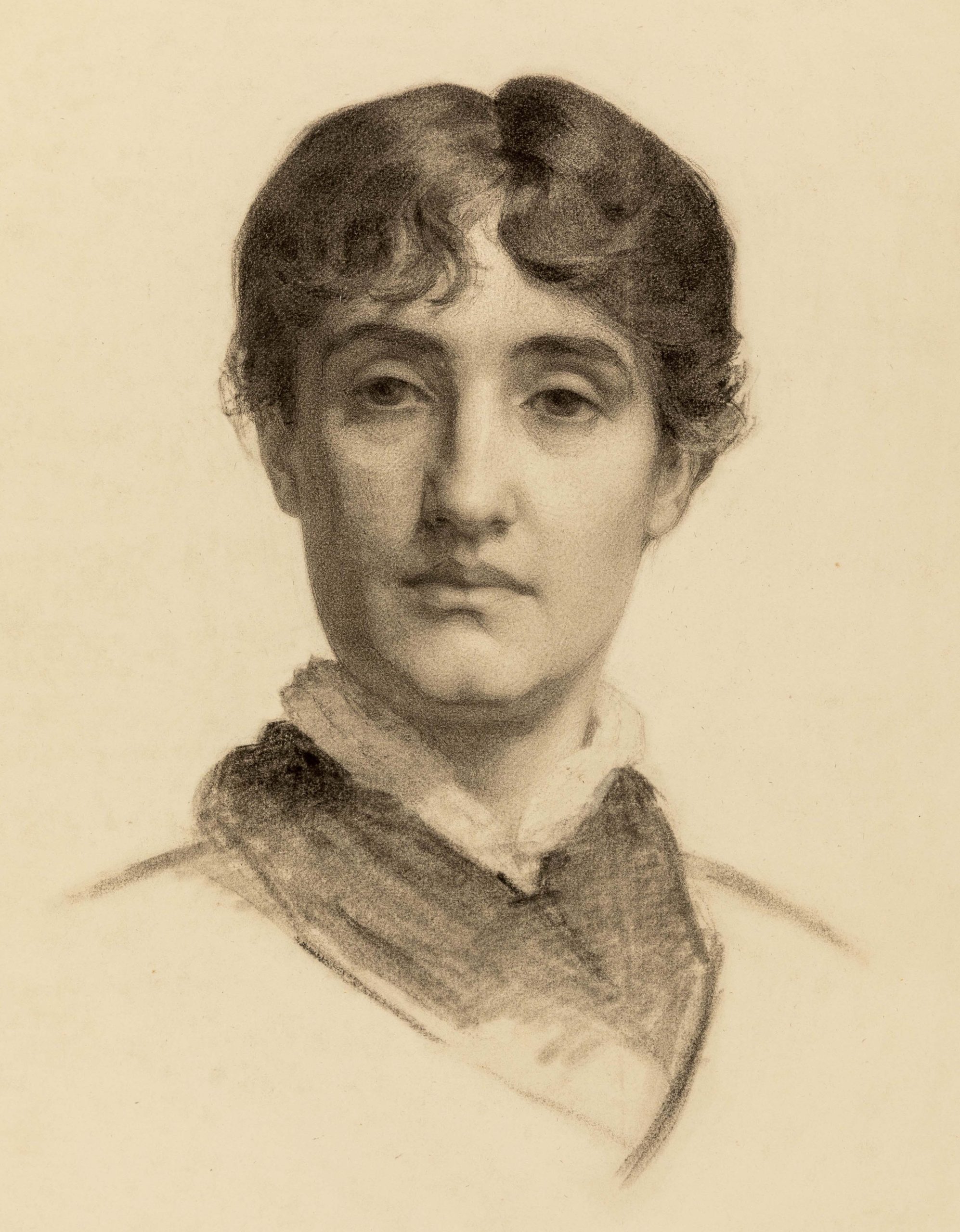 Portrait head of a woman