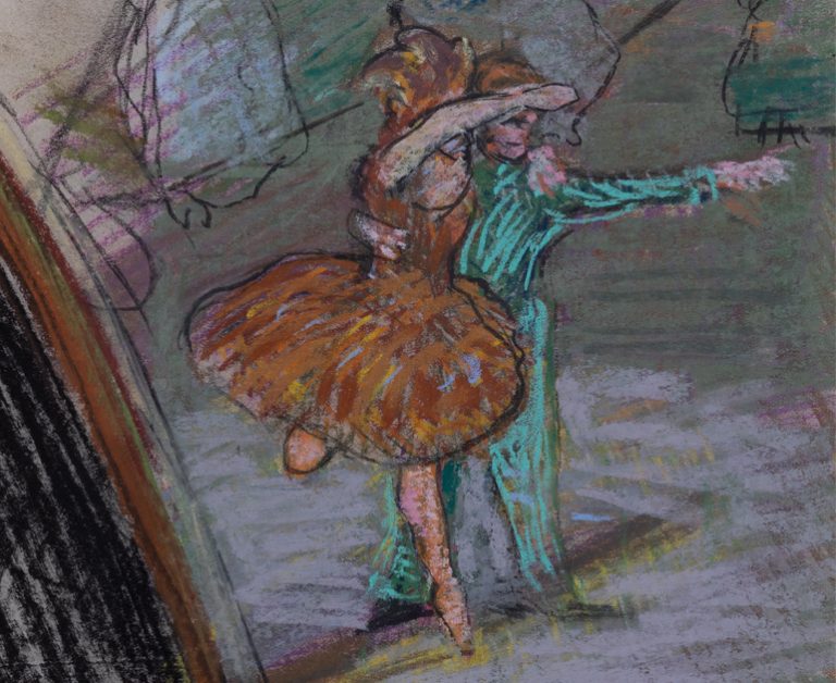 Closeup of dancers in 'Ballet at the Alhambra' by Spencer Gore