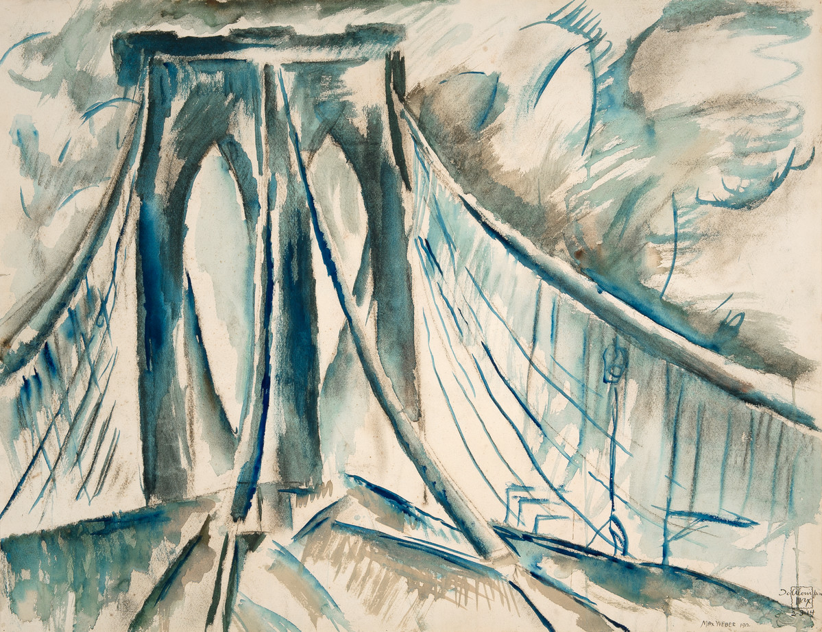 Brooklyn Suspension Bridge, Max Weber