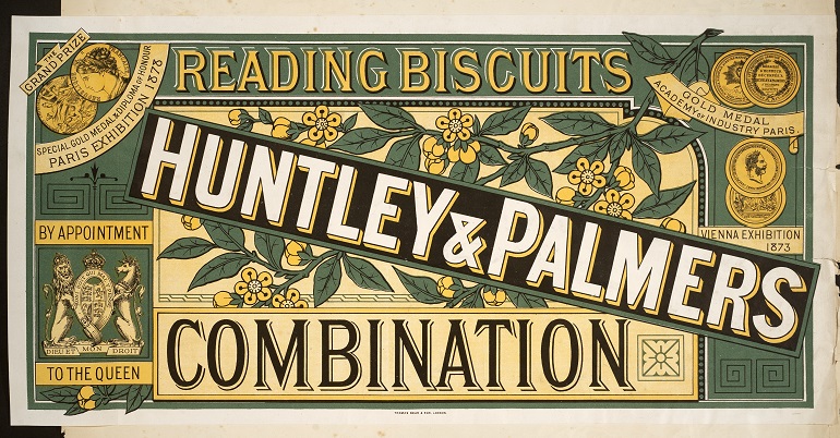 Huntley & Palmer biscuit box - "Combination"