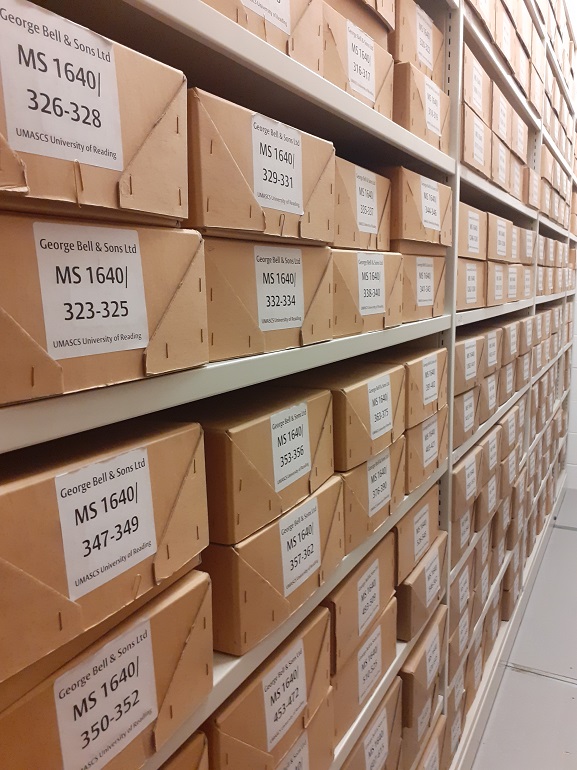 Photograph of MS 1640 boxes