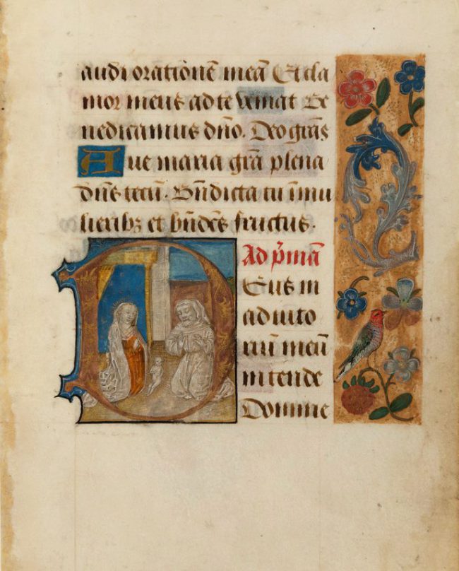Leaf from a Book of Hours (c.1470-1480) 