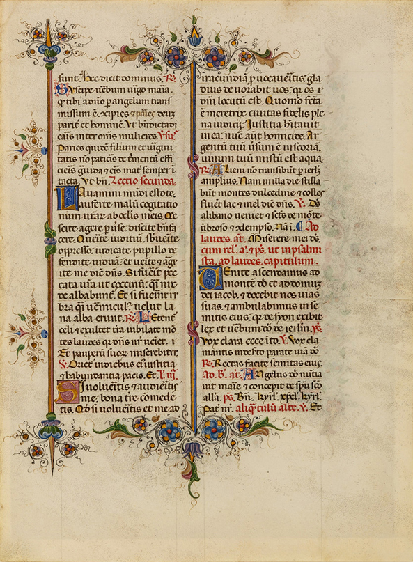 Leaf from a Breviary (c.1441-1448)