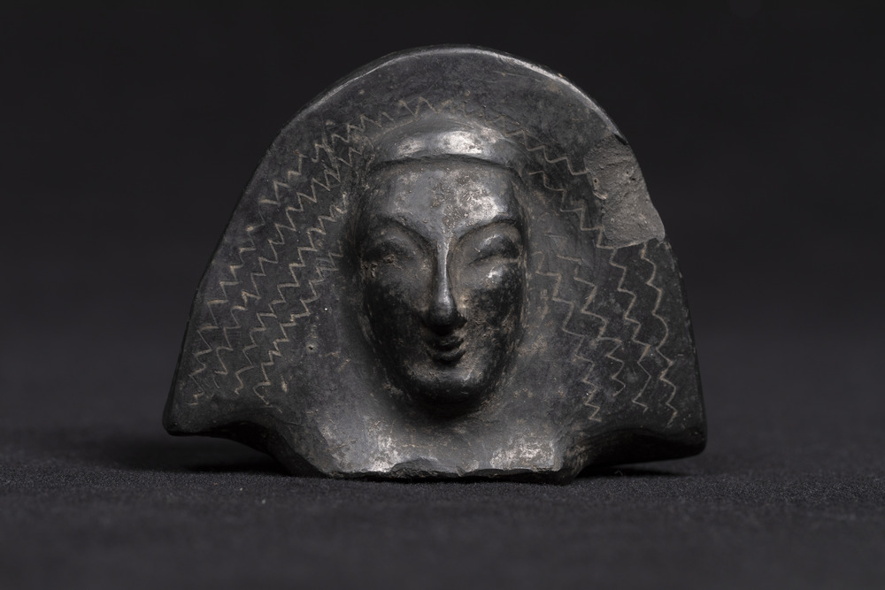 1	Mid 6th-century BC fragment of a bucchero focolare