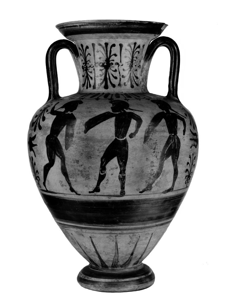 2	Early 5th-century BC black-figure amphora